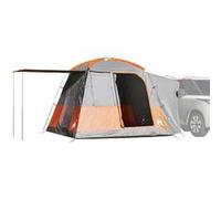 Vidaxl Tente De Voiture 4 Personnes Gris Et Orange Imperméable