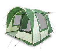 Tente de Voiture 4 Personnes Imperméable Vert avec Sac de Transport pour | Polyester enduit PU, coutures soudées, tapis de sol solide, pliable, s'adapte à la plupart des modèles de voitures