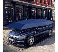 Tente de voiture automatique 5.2M Parapluie pliable avec télécommande coupe-vent imperméable à l'eau abri portable canopée pour le stationnement extérieur Sun Rain Protection Easy Setup Compact Design