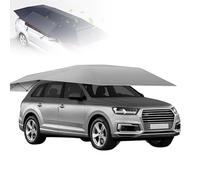 Tente de voiture entièrement automatique avec télécommande One K Open Pliable Carport Sune ning pour voitures Légère facile à transporter Ajustement universel Gris 4,6 m