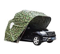 Tente de voiture entièrement automatique télécommandée, grand abri de voiture pliable, résistant aux intempéries, en acier inoxydable, résistant au vent