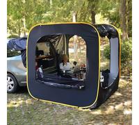 Tente de voiture pour 5 à 8 personnes, 3 côtés, respirant, utilisation en extérieur, SUV, convient pour différents modèles, extension arrière de voiture, protection UV, camping, voyage