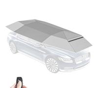 Tente de Voiture Télécommandée Universelle & Toile - Store Auto-Dépliant pour Protection UV, Abri de Voiture Imperméable avec Anti-Vol, pour SUV, Berline, Camionnette Gray 5.2 m/ 17' 1''