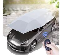 Tente De Voiture Universelle,Parapluie Pare-Soleil De Voiture Automatique,Toit D'abri De Voiture Mobile,Auvent Pliant De Protection Solaire Isolant,Applicable à Tous Types De Voitures,Grey-5.2 * 2.3m