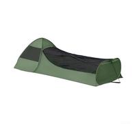 Tente d'extérieur à installation rapide avec moustiquaire et lucarne, abri de camping compact et pliable pour randonnée, 220 x 105 cm (vert)