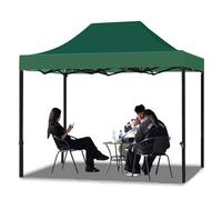 Tente d'extérieur instantanée - Imperméable et réglable en hauteur - Pare-soleil portable pour plage, fêtes, marchés - Vert - 2 x 3 m