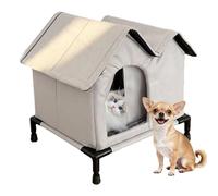 Tente D'hiver Imperméable Pour Animaux - Maison D'extérieur Résiliente Pour Chat, Lit Spécial Résistant Aux Intempéries, Équipement Pliable Robuste, Accessoire De Jardin Fantaisie, Protection Distinct