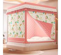 Tente d'hiver intérieure isolée avec Chauffage, auvent de lit matelassé en Fibre de polyuréthane, Structure en Fer forgé thermolaqué Auto-assemblable, Convient pour Un lit ou Un Sol