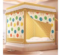 Tente d'hiver intérieure isolée avec Chauffage, auvent de lit matelassé en Fibre de polyuréthane, Structure en Fer forgé thermolaqué Auto-assemblable, Convient pour Un lit ou Un Sol