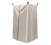 Tente d'intimité portable pour camping : vestiaire Oxford gris avec installation rapide pour douche de plage 182 x 76 x 68 cm
