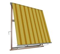 Tente D'Ombrage Tombante 3X2,45 M Sans Coffre Bras Beige Ocre Balcon 178V