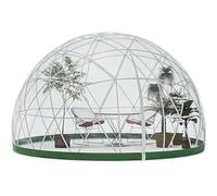 Tente dôme à bulles - Tonnelle pop-up de 3,6 m avec housse en PVC, abri igloo pour 5 à 7 personnes, auvent transparent pour camping, pêche, salle à manger dans le jardin
