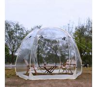 Tente dôme bulle pour camping, fête, mariage - Résistant aux intempéries - Design pop-up instantané pour 3 à 8 personnes - Grand PVC transparent - Abri extérieur pour rassemblements