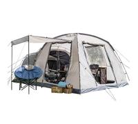 Skandika Tente dôme Bergen 5 Protect | Tente de Camping pour 5 Personnes, avec Tapis de Sol Cousu, Hauteur 230 cm, Colonne d'eau 3000 mm, 2 entrées avec moustiquaire | Tente familiale Camping