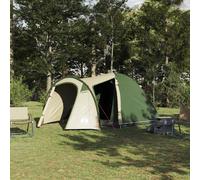 Vidaxl Tente Dôme Avec Toit Avec Stockage Avec Évent Vert 384 X 254 X 170 Cm