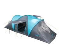 Tente dôme familiale camping - Skandika Hammerfest 6 Sleeper Protect - 6 personnes - 620 x 220cm - Tapis de sol cousu - 2 cabines