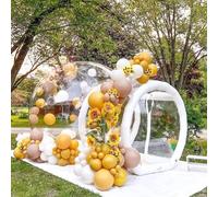 Tente dôme gonflable transparente pour camping, mariage, fête d'anniversaire