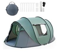 Tente Dôme Pop-Up 4-5 Pers, Automatique Légère Portable | Tente Camping Installée en Seulement 3 Secondes, Escamotable avec Matériau Extérieur imperméable, Protection Solaire
