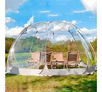 Tente dôme transparente, abri extérieur imperméable pour le camping familial, les fêtes dans le jardin et l'observation des étoiles