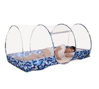 Tente en filet de camping - Filet portable en polyester - Léger et respirant - Auvent intérieur et extérieur - Pour maison, cour, hôtel et voyage - Pour auvent, extérieur, chambre à coucher, terrasse
