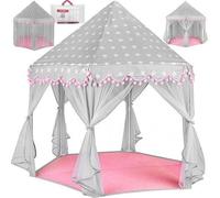 Tente enfant grise et rose Kruzzel 23476