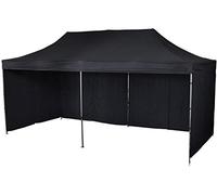 Tente Express Professionnelle 2x3m tonnelle Pliable, Tente Pliante, Tente de réception (Noir)