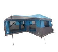 Tente Familiale 14 Personnes avec Auvent, 18,75 ㎡, 3 Chambres