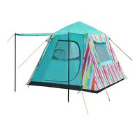 Tente de camping familiale 3 places - - Modèle Burano - 210 x 210 x 140 cm