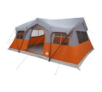 Tente familiale 487 x 340 x 216 cm en polyester et acier, vert militaire