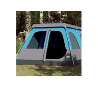 Tente familiale à dôme 10 personnes bleu libération rapide