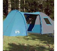 vidaXL Tente familiale à dôme 6 personnes, sac de transport, auvent de camping, Orange 94355