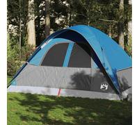 vidaXL Tente familiale à dôme 6 personnes bleu imperméable 94552