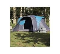 Tente familiale à dôme 6 personnes bleu imperméable