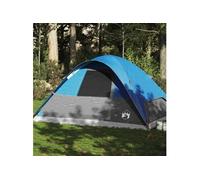 Tente familiale à dôme 6 personnes bleu imperméable