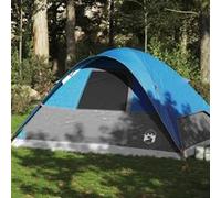 vidaXL Tente familiale à dôme 6 personnes bleu imperméable 94552
