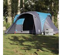 Tente familiale à dôme 6 personnes bleu imperméable tente vidaXL