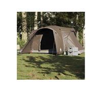 Tente familiale à dôme 6 personnes bleu imperméable tente vidaXL