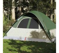 vidaXL Tente familiale 94555 - 6 personnes - imperméable - vert