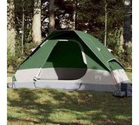 Tente familiale à dôme 6 personnes vert imperméable