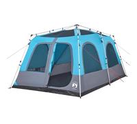 Tente familiale à dôme 8 personnes bleu libération rapide