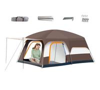 Tente Familiale avec Chambres - Grande Tente pour Camping Familial,Abri Cabine Résistant Au Vent pour Les Activités en Plein Air : Randonnée, Pique-Nique, Jardin, Plage, Voyage, Trek, Exploration Et