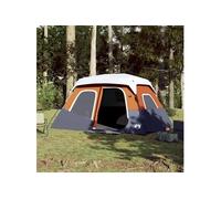 Tente familiale avec LED 6 personnes à dégagement rapide