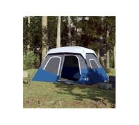 Tente familiale avec LED 6 personnes libération rapide