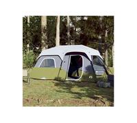 Tente familiale avec LED 9 personnes libération rapide