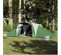 Tente familiale dôme - vidaXL - 6 personnes - Imperméable - 660x438x196 cm - 3 chambres - E-port - Rideaux divisés