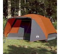 Vidaxl Tente De Camping 6 Personnes 412x370x190 Cm Taffetas 190t