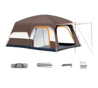 Tente familiale | Grande tente pour camping familial, tente de cabine coupe-vent pour extérieur, camping, randonnée, trekking, jardin