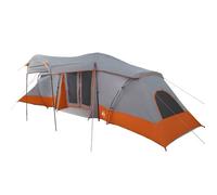 Tente familiale imperméable - vidaXL - 721x335x212 cm - Gris et Orange - Polyester - Résistante UV - Pliable - Portable