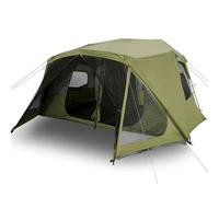 Tente familiale pour 10 personnes, verte, tente à dégagement rapide étanche pour camping et extérieur, grandes familles, montage rapide et robuste