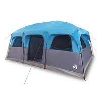 Tente familiale pour 9 personnes, polyester 185T imperméable avec revêtement PU, idéale pour le camping et les aventures en plein air, parfaite pour les grandes familles